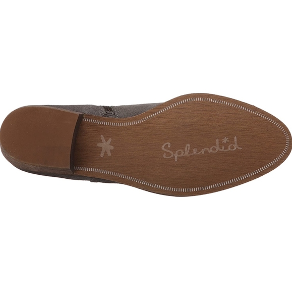 SPLENDID nubuck Hamptyn ankle bootie in smoke 7.5 - Picture 4 of 14